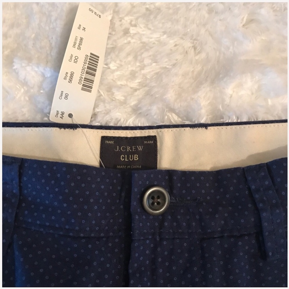 New J Crew Club Shorts Sz 34 Medium Spring Forward